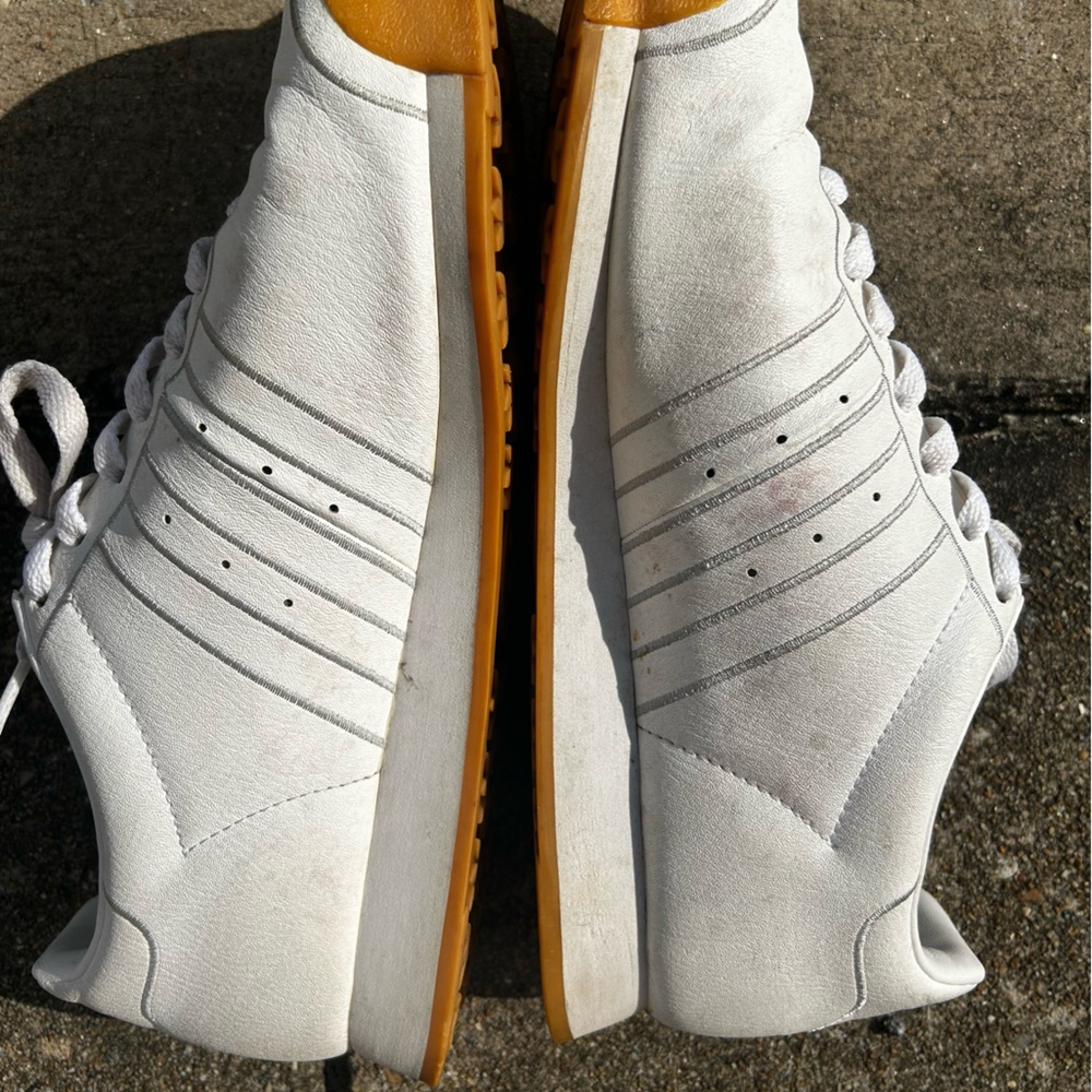 Adidas Samoa Classic Retro White Leather (Men’s 10) - Picture 7 of 14